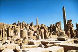 Le rovine del tempio di Karnak